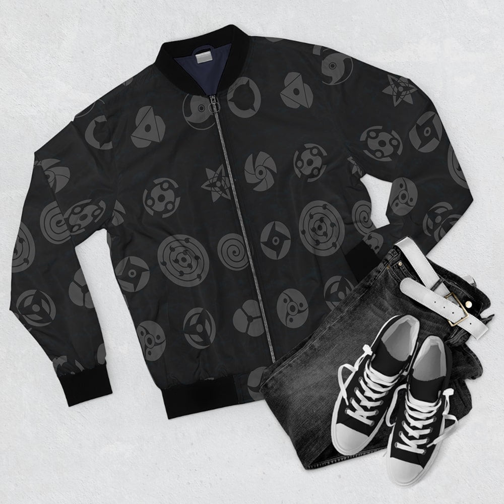 All Anime Eyes Inspired Bomber Jacket