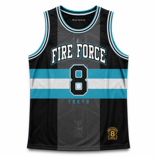 Fire Force Tokyo 8 Basketball Jersey