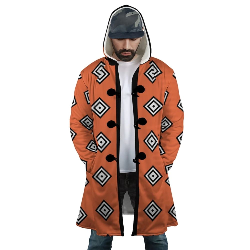 Jinbe One Piece Hooded Cloak Coat