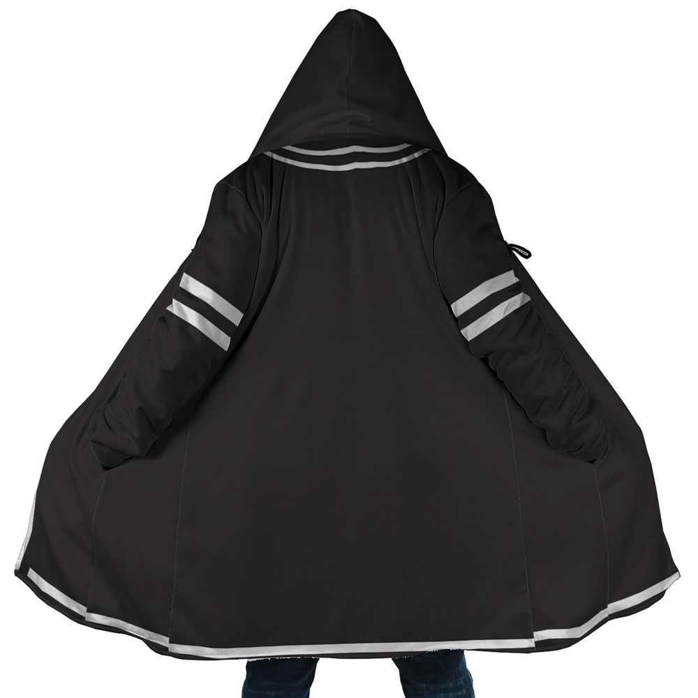 Full-Time Magister Minimalist Style Hooded Cloak Fleece Coat
