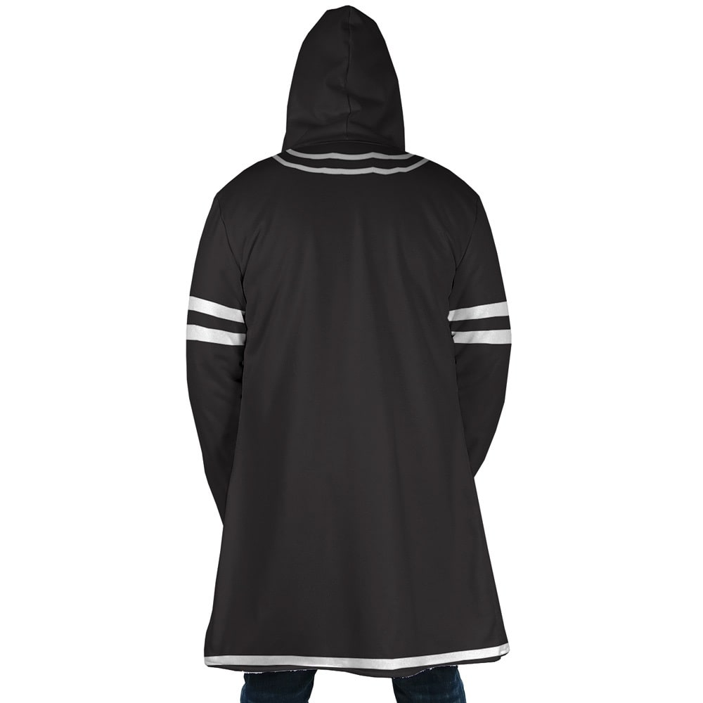 Full-Time Magister Minimalist Style Hooded Cloak Fleece Coat