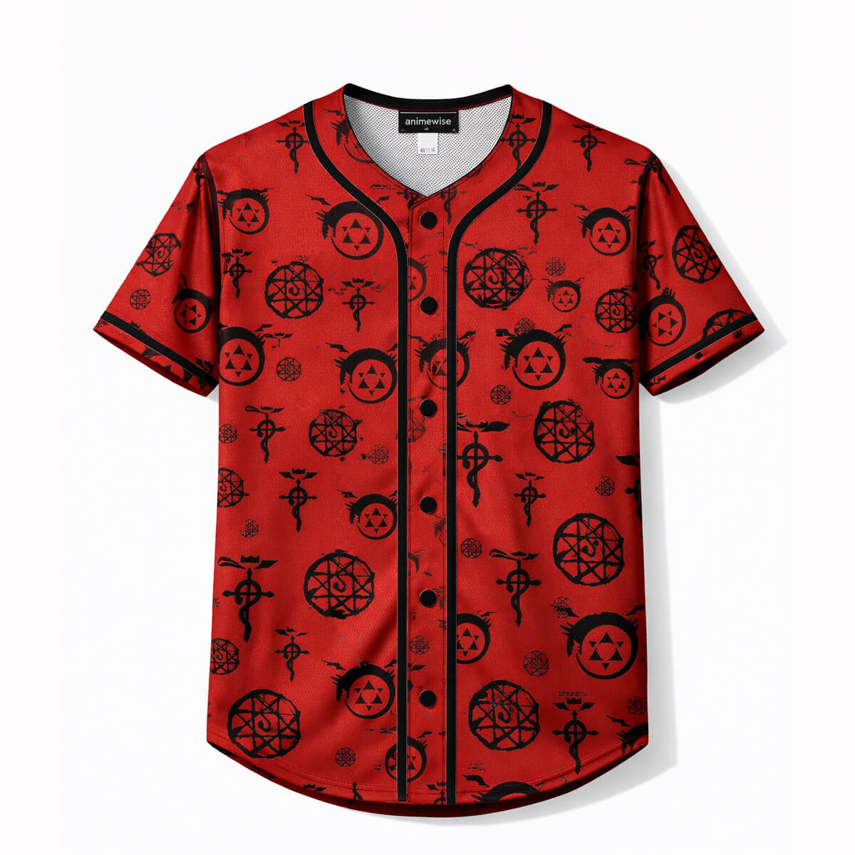 Fullmetal Alchemist Transmutationskreis Baseballtrikot