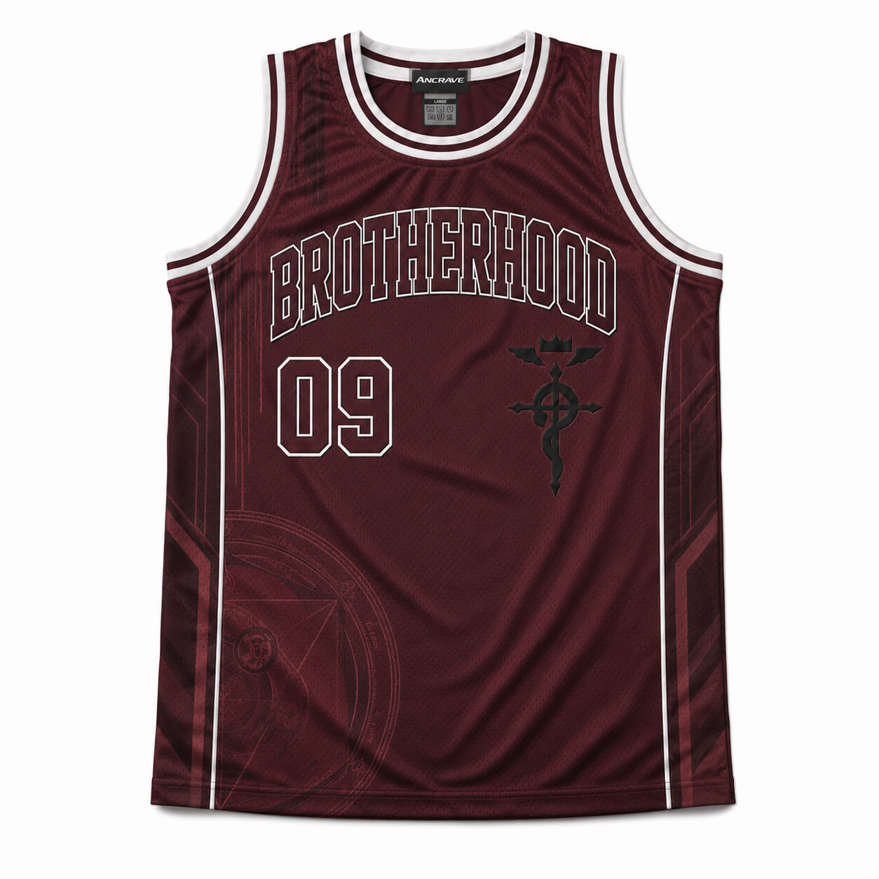 Fullmetal Alchemist Brotherhood Basketball Jersey
