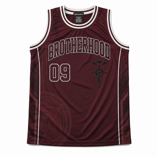 Fullmetal Alchemist Brotherhood Basketball Jersey