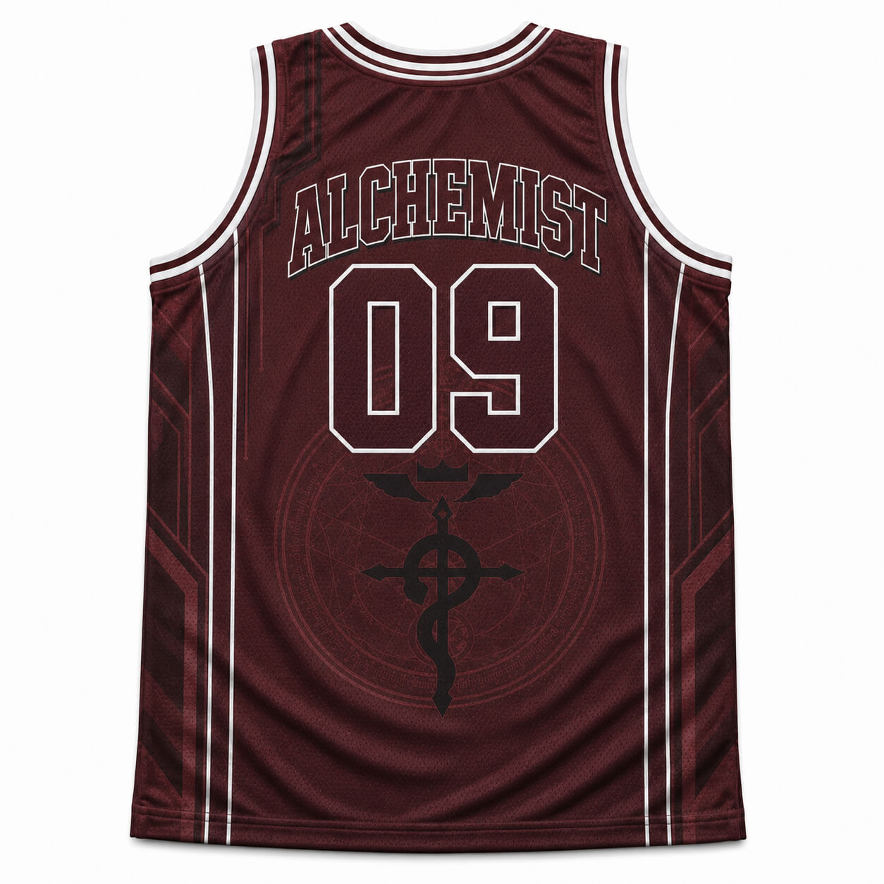 Fullmetal Alchemist Brotherhood Basketball Jersey