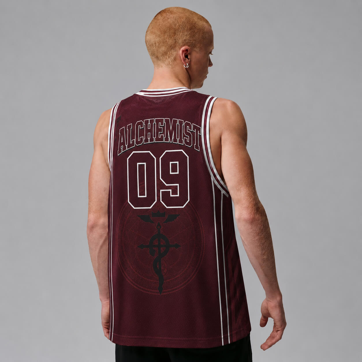 Fullmetal Alchemist Brotherhood Basketball Jersey