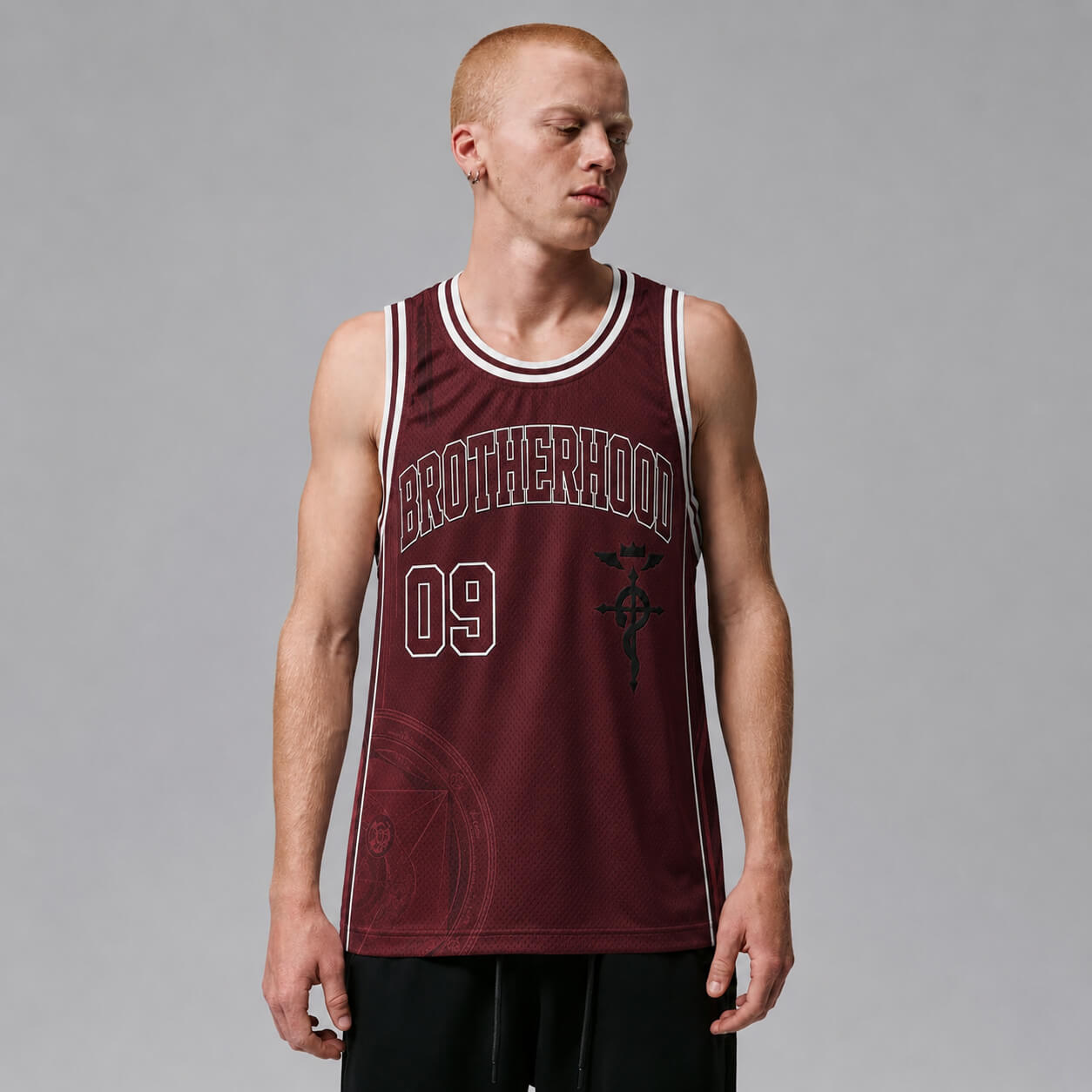 Fullmetal Alchemist Brotherhood Basketball Jersey