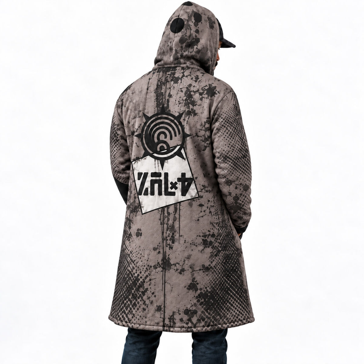 Gachiakuta Graffiti Hooded Cloak Coat