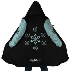 Genshin Impact Ganyu Hooded Cloak Coat