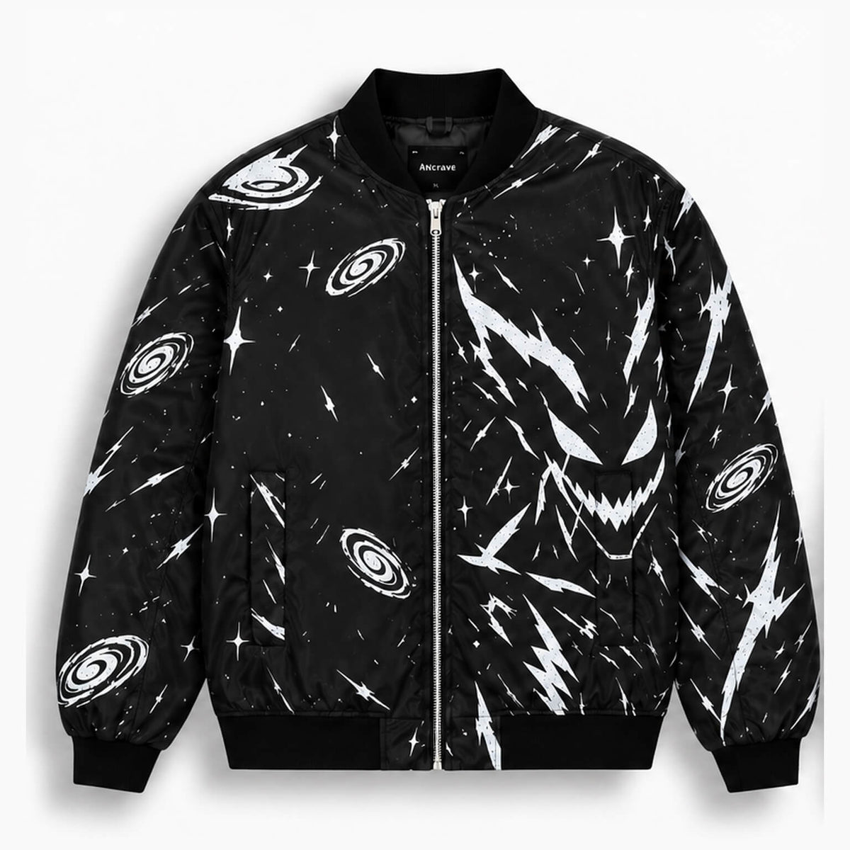 Garou Monochrome Bomber Jacket