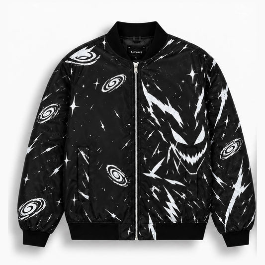 Garou Monochrome Bomber Jacket