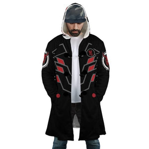 Genji Oni Mask Hooded Cloak Coat