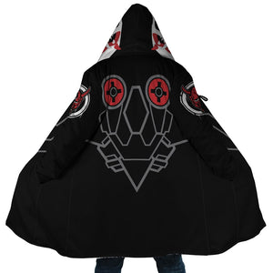 Genji Oni Mask Hooded Cloak Coat