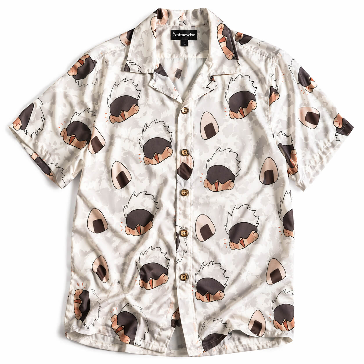 Gojo Jujutsu Kaisen Button Up Hawaiian shirt
