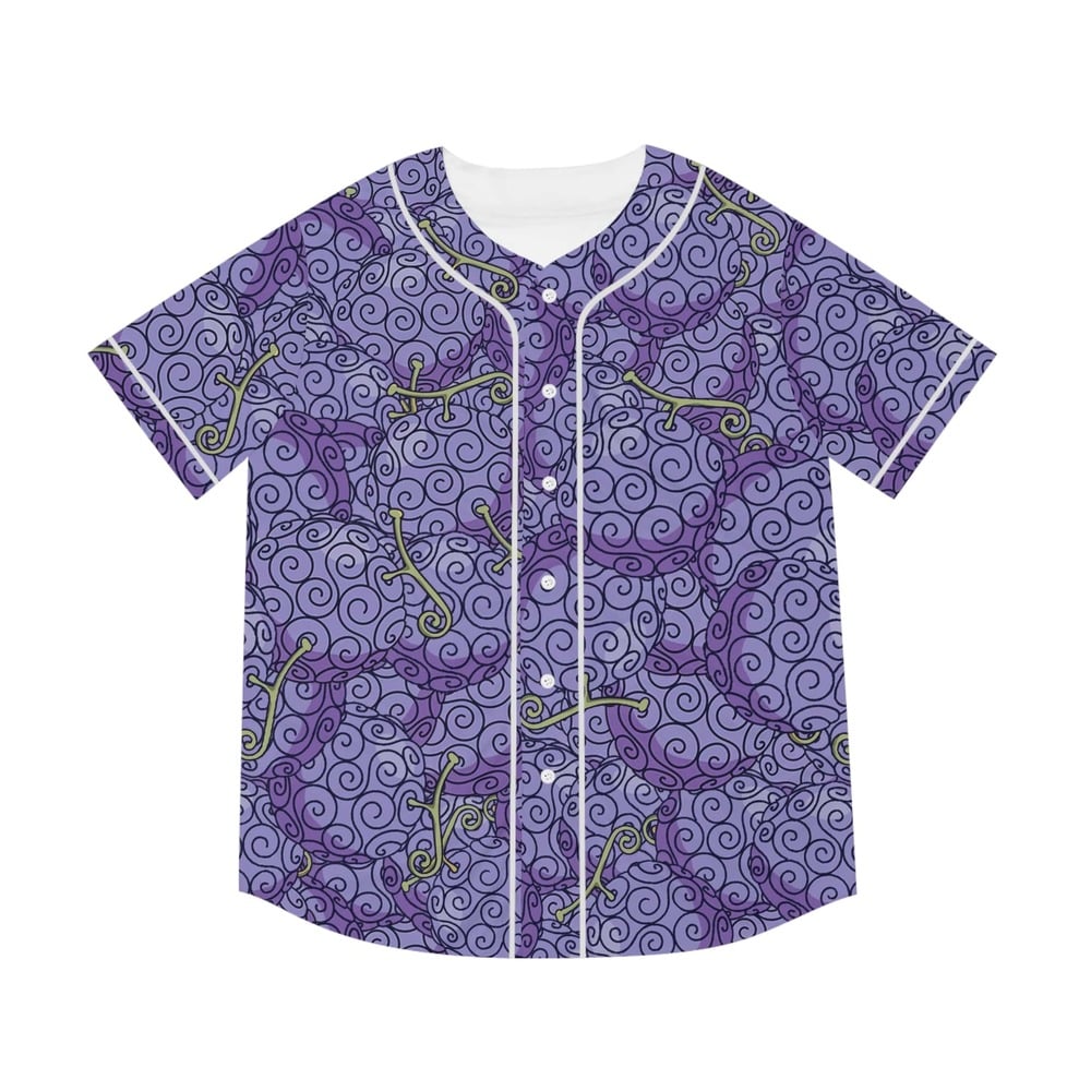 Gumu Gomu Devil Fruit Pattern Baseball Jersey