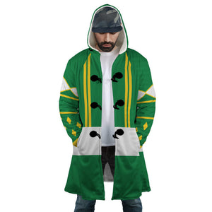 Ninjetti Mighty Morphin Green Power Ranger Dream Hooded Cloak Coat