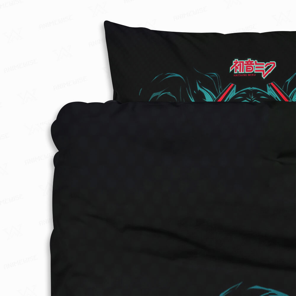 Hatsune Miku Electro Music DJ Vocaloid Duvet Cover Bedding