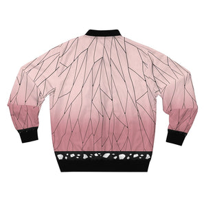 Insect Pillar Pink Demon Slaying Corp Bomber Jacket