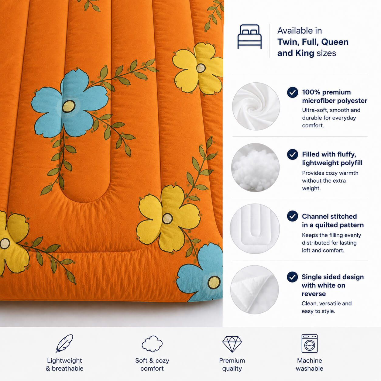Jinbe Egghead One Piece Comforter Bedding