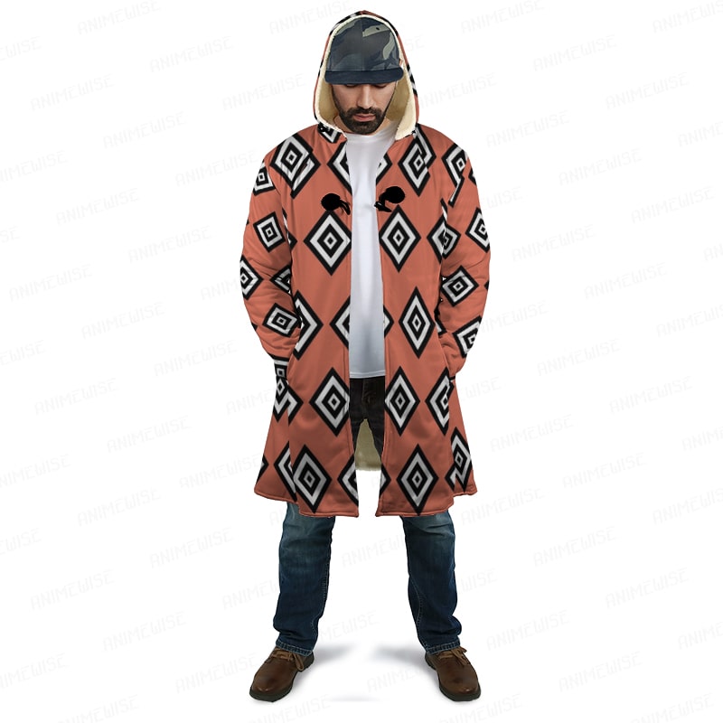 Jinbe One Piece Hooded Cloak Coat