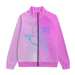 Jinx Abstract art Graffiti Arcane Gaming Sweatshirt Jacket