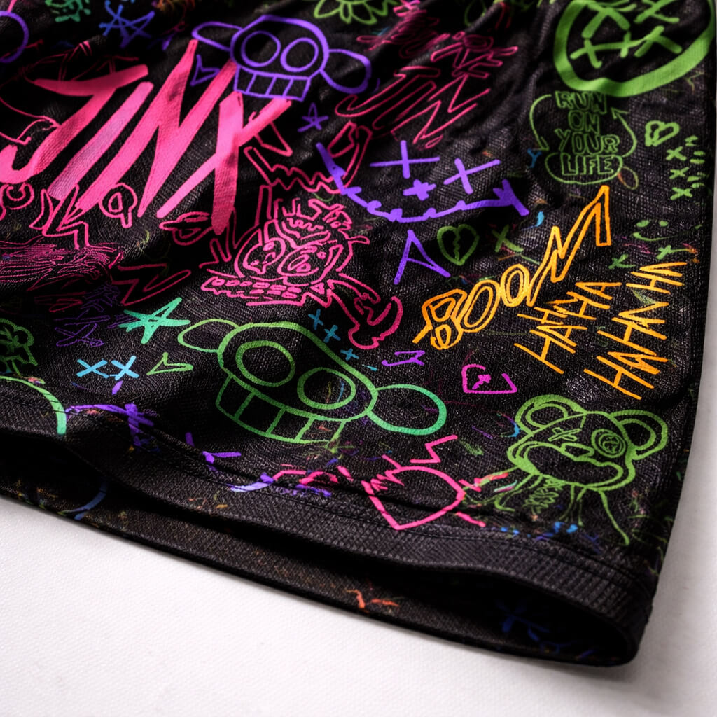 Jinx Arcane Mesh Shorts