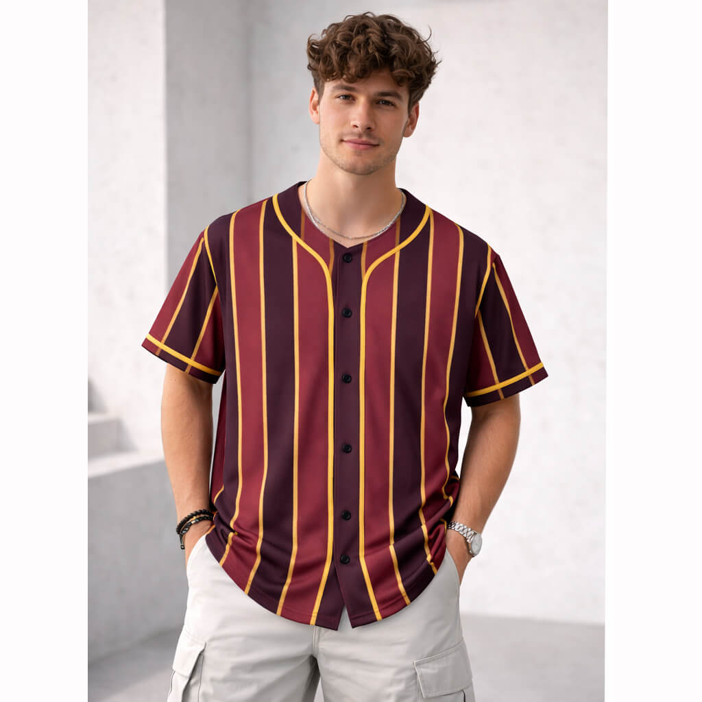 Jinx Stripes Arcane Baseball Jersey