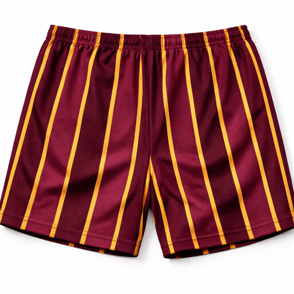 Jinx Arcane Streifen Mesh Shorts