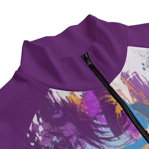 Jinx LOL Abstract Brushed Arcane Gaming Sweatshirt Jacket