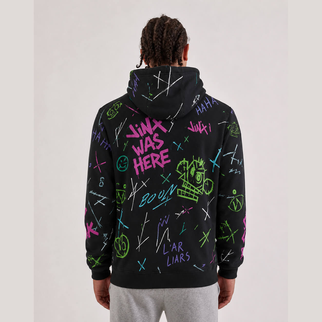 Jinx Graffiti Arcane Pullover Hoodie
