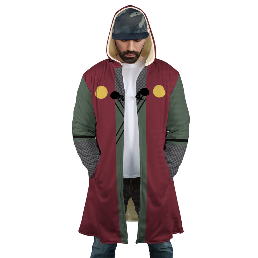 jiraiya Sensei Toade Sage Naruto Hooded Cloak Coat