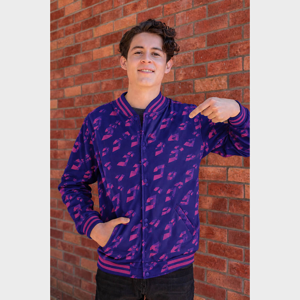 Jojo's Bizarre Adventure Baseball Varsity Jacket