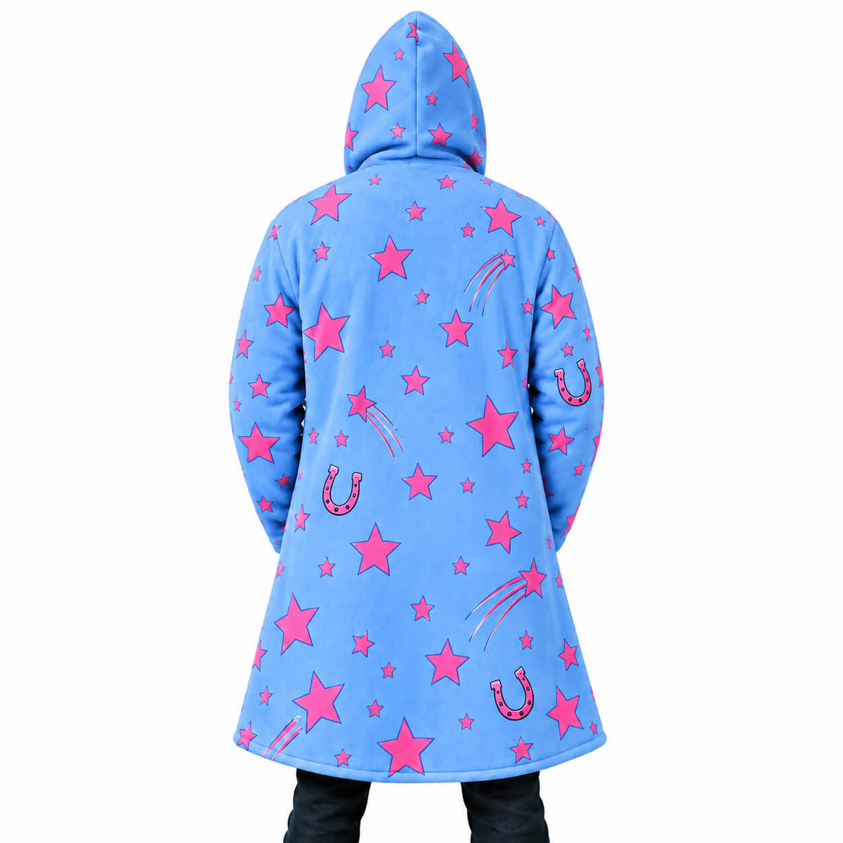 Johnny Joestar JoJo's Bizarre Adventure Hooded Cloak Coat