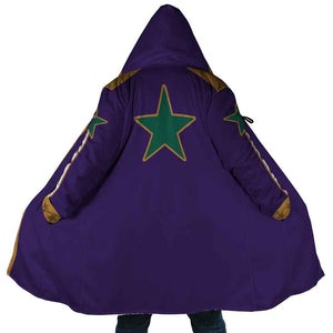 Jotaro Kujo Stardust JoJo's Bizarre Adventure Hooded Cloak Coat