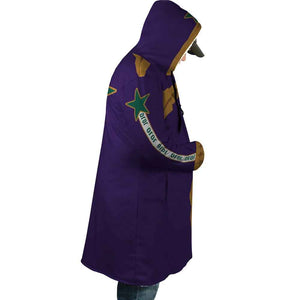 Jotaro Kujo Stardust JoJo's Bizarre Adventure Hooded Cloak Coat