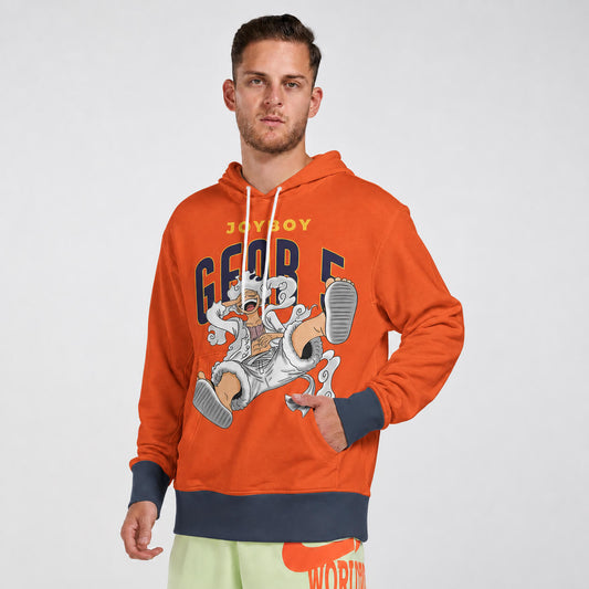 JoyBoy Gear 5 One Piece Casual Pullover Hoodie