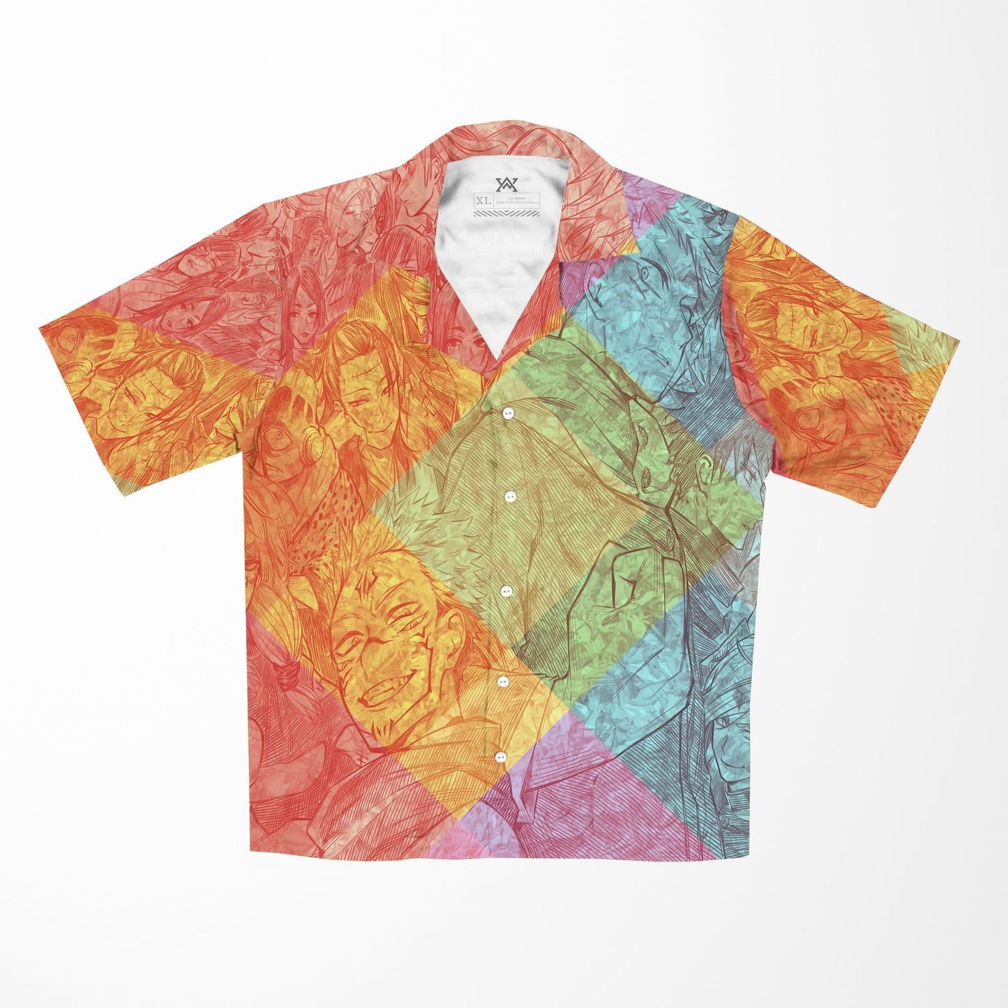 Jujutsu Kaisen All Curse Blend Hawaiian Shirt