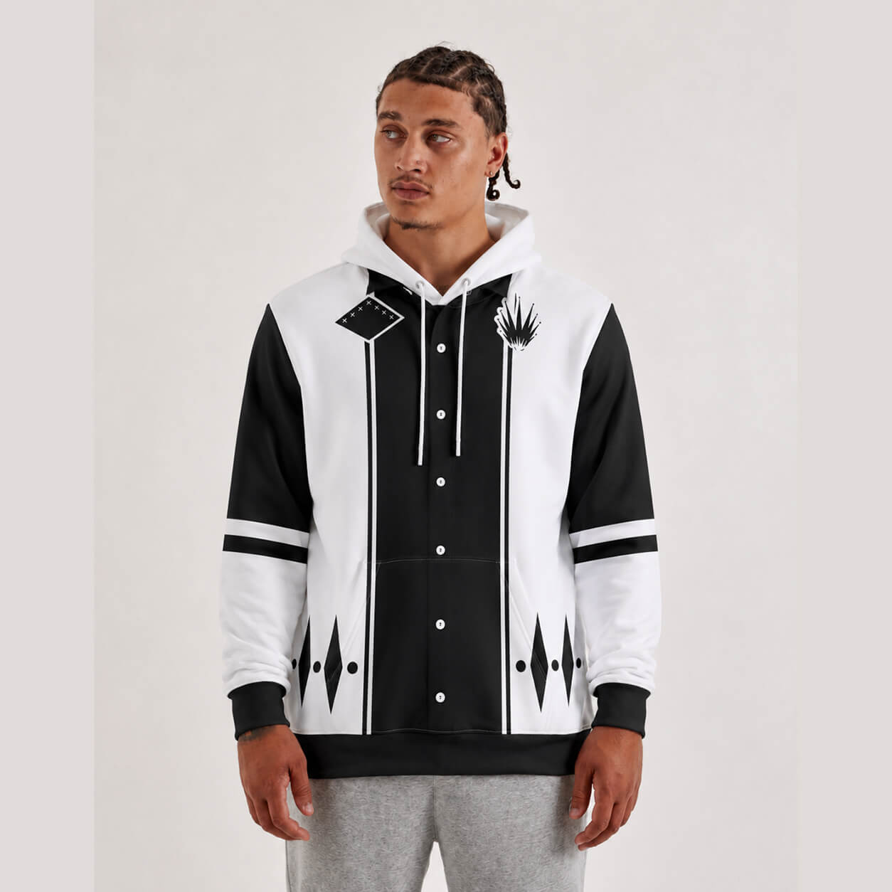 Kanpachi Zaraki Bleach Pullover Hoodie