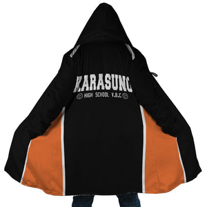 Haikyu Karasuno High School Hooded Cloak Coat