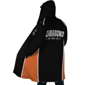 Haikyu Karasuno High School Hooded Cloak Coat