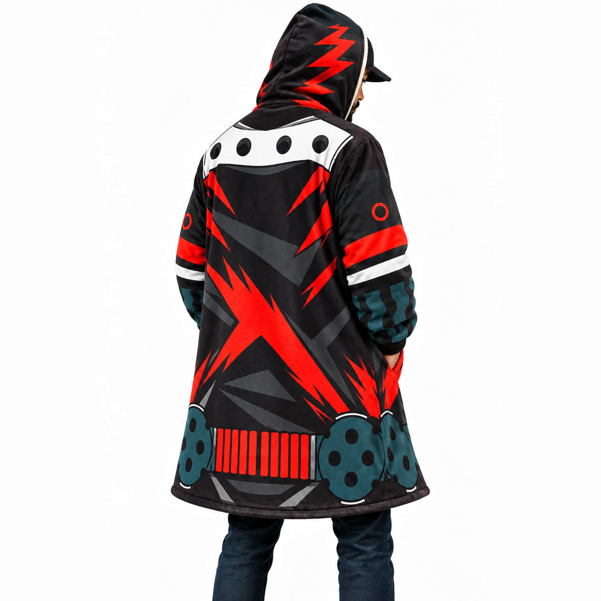 Katsuki Bakugo Hooded Cloak Coat