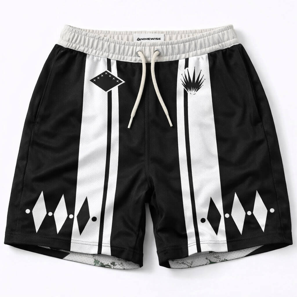 Kenpachi Zaraki Bleach Mesh Shorts