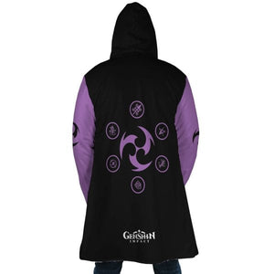 Keqing - Genshin Impact Hooded Cloak Coat