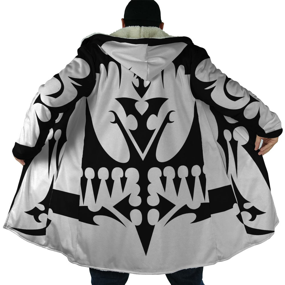 Kingdom of Hearts Classic Look Fleece Hooded Cloak Coat