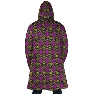 Yoshikage Kira Killer Queen JoJo's Bizarre Adventure Hooded Cloak Coat