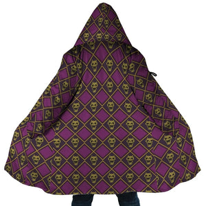 Yoshikage Kira Killer Queen JoJo's Bizarre Adventure Hooded Cloak Coat