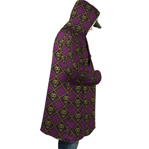 Yoshikage Kira Killer Queen JoJo's Bizarre Adventure Hooded Cloak Coat