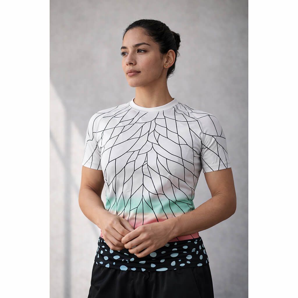 Shinobu Kocho Demon Slayer Rash Guard Shirt