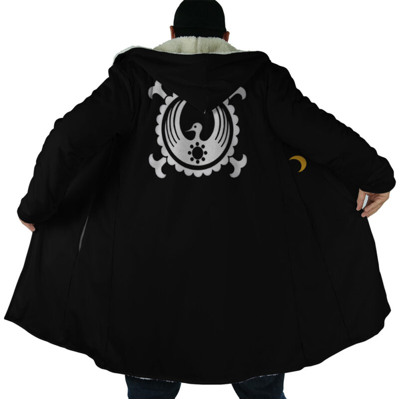 Kozuki Emblem One Piece Hooded Cloak Coat