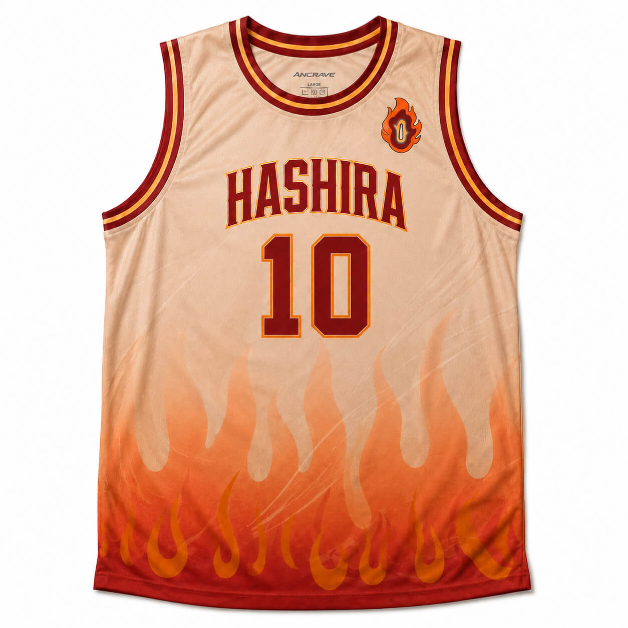 Rengoku Hashira Demon Slayer Basketball Jersey